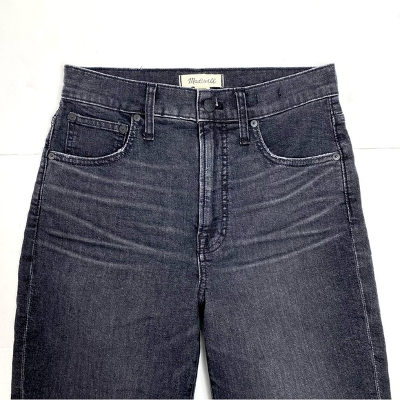 MADEWELL The Perfect Vintage Crop Jeans in Sumner Wash Black Style# AA892 - Picture 3 of 10